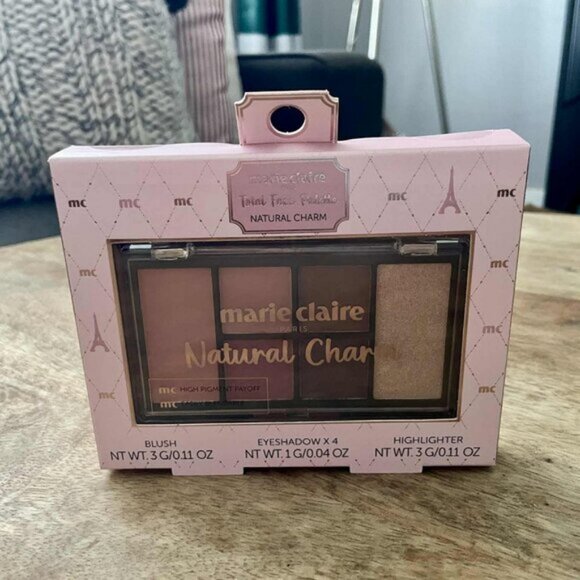 5/$20 NEW Natural Charm Total Face Palette-Blush-Eyeshadow-Highlighter - Picture 1 of 3